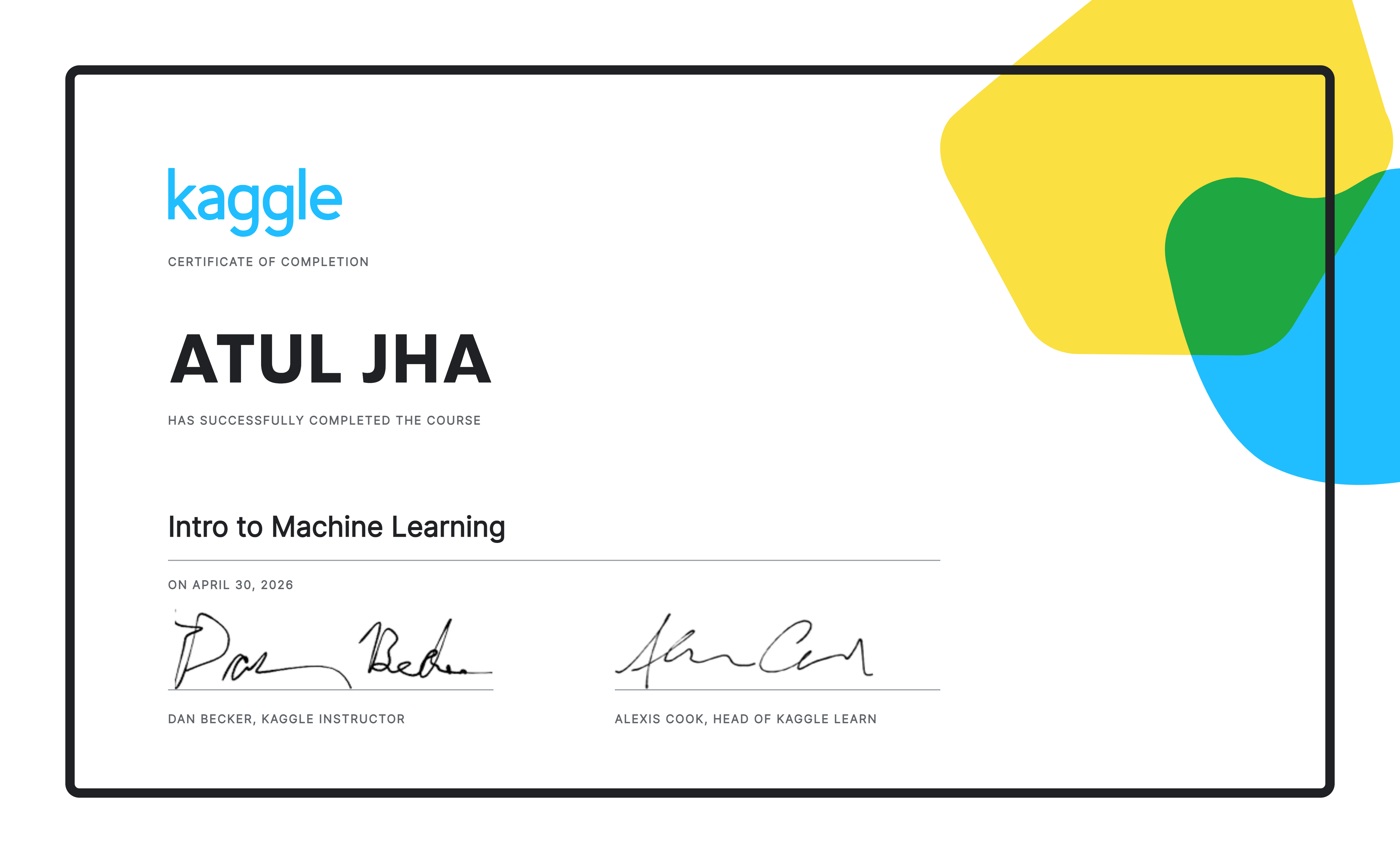 Machine Learning